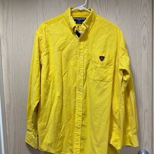 Polo Ralph Lauren Size M Men’s Yellow Corduroy Long Sleeves